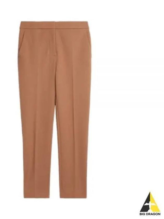 Pegno Viscose Straight Pants Tobacco - MAX MARA - BALAAN 2