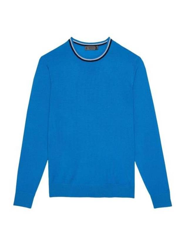 Crew Neck Merino Wool Sweater Blue - G/FORE - BALAAN 2