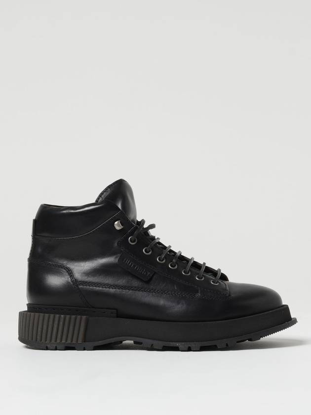 Leather Worker Boots Black - BUTTERO - BALAAN 2