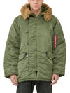 Alpine The Street Men s N 3B Regular Fit Parka Padding MJN31000C1 SAGE - ALPHA INDUSTRIES - BALAAN 1