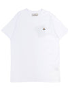 ORB Logo Cotton Short Sleeve T-Shirt White - VIVIENNE WESTWOOD - BALAAN 2