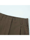 One Tuck Wide Pants Brown 4 Colors - CALLAITE - BALAAN 5