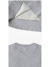 Navy Fox Patch Regular Pocket Cotton Sweatshirt Grey Melange - MAISON KITSUNE - BALAAN 4