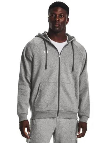 Rival Fleece Full Zip Hoodie 1379767 025 - UNDER ARMOUR - BALAAN 1