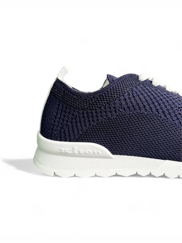 24 Mesh Men's Running Sneakers Navy - KITON - BALAAN 3