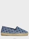 Triomphe Stamped Denim Espadrilles Navy - CELINE - BALAAN 3