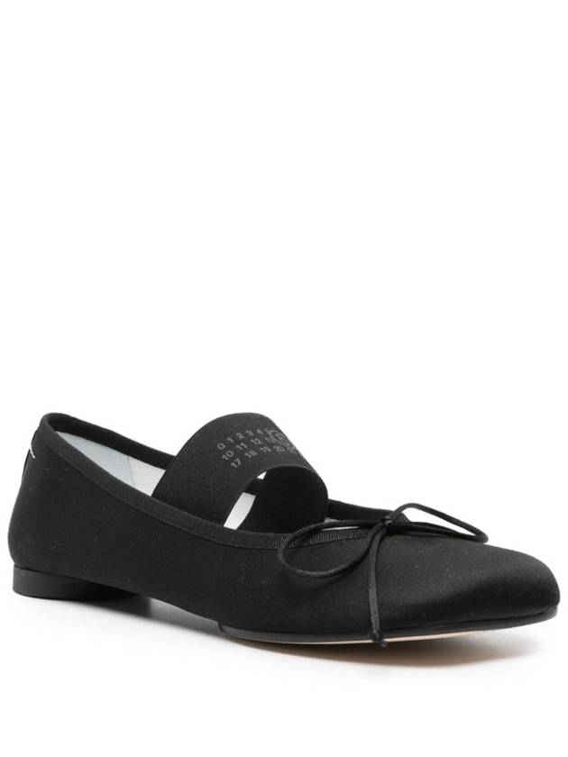 Anatomic Satin Ballerinas Flat Black - MAISON MARGIELA - BALAAN 5