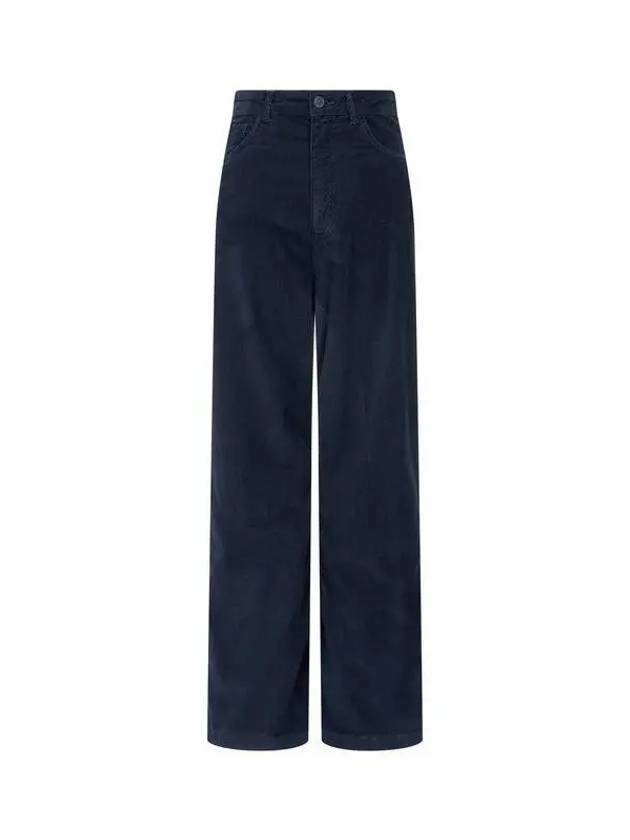 Women s Regular Fit Corduroy Pants Navy 270441 - EMPORIO ARMANI - BALAAN 1