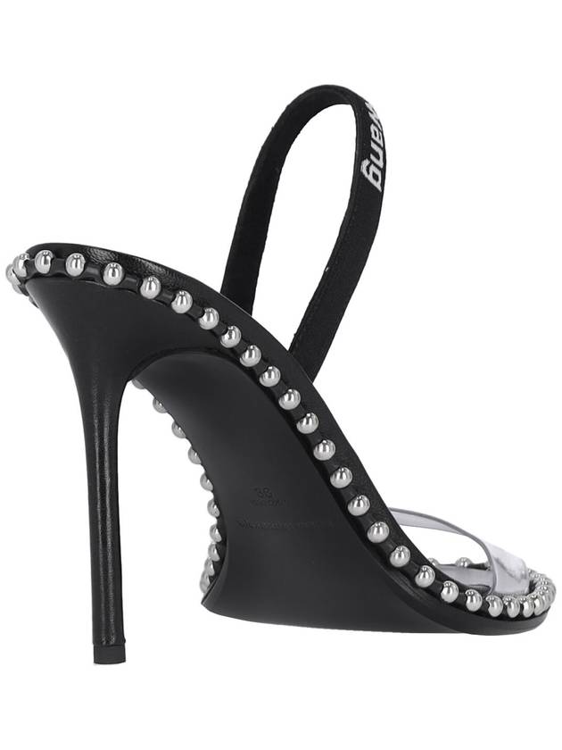 beaded PVC Nova sandal heel black - ALEXANDER WANG - BALAAN 5