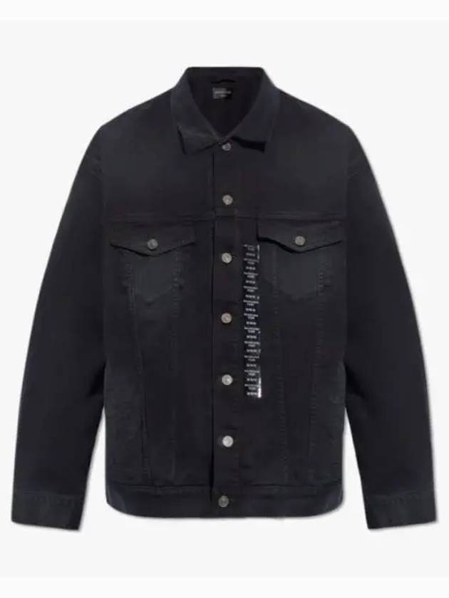 Applique Denim Jacket Black - BALENCIAGA - BALAAN 2