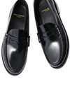 Women's Monogram Le Penny Loafer Black - SAINT LAURENT - BALAAN 2