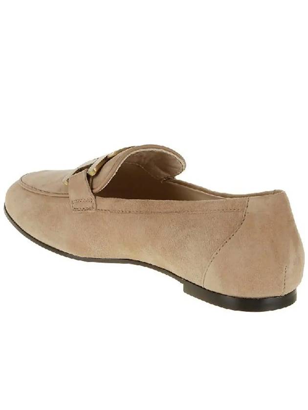 Women's Kate Suede Loafers Beige - TOD'S - BALAAN 3