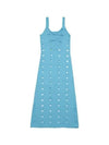 Women's Canopy Knit Sleeveless Midi Dress Sky Blue - HOUSE OF SUNNY - BALAAN 3