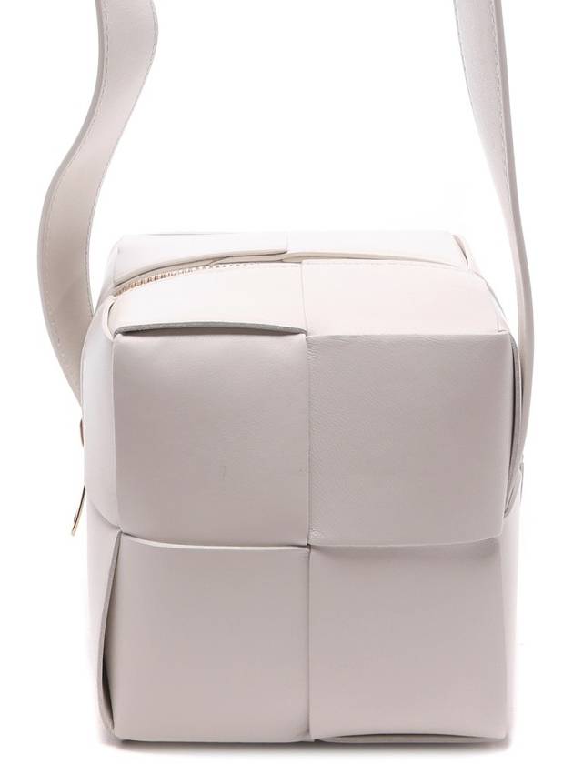 Cube Mini Cross Bag White - BOTTEGA VENETA - BALAAN 3