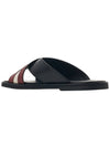 Jaabir Striped Slippers 602667 24044 F008 Black - BALLY - BALAAN 4