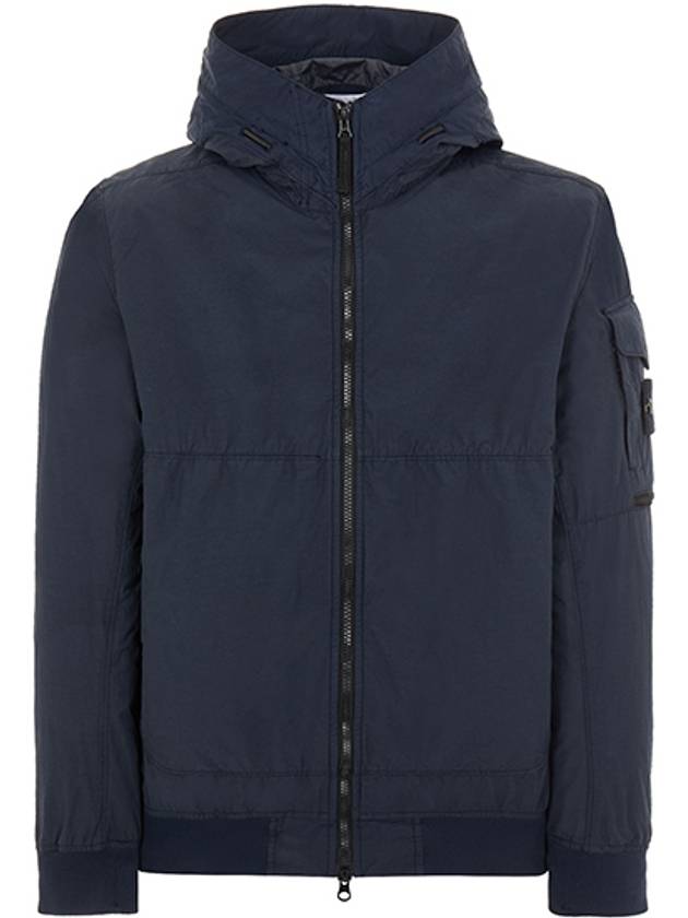 Men's Wappen Patch Naslan Watro Hooded Jacket Navy - STONE ISLAND - BALAAN 2