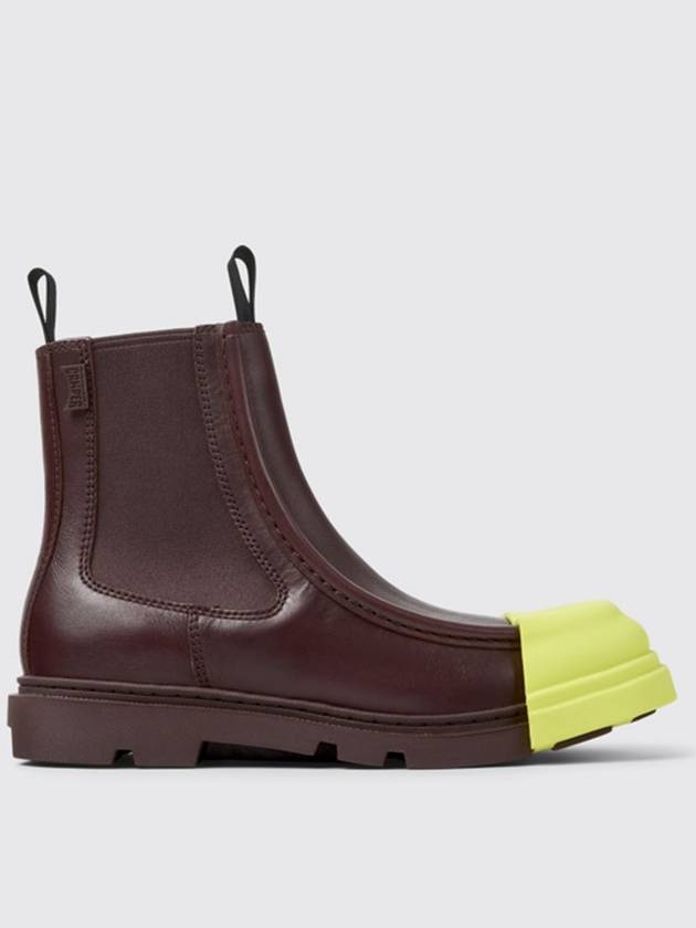 Junction Leather Chelsea Boots Burgundy - CAMPER - BALAAN 2