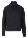 CP Company Light Fleece Polo Sweatshirt 17CMSS071A 002246G 999 - CP COMPANY - BALAAN 1