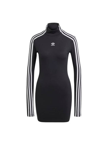 Adilenium Tight Long Sleeve Short Dress Black - ADIDAS - BALAAN 1