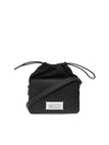 Logo Patch Leather Bucket Cross Bag Black - MAISON MARGIELA - BALAAN 2