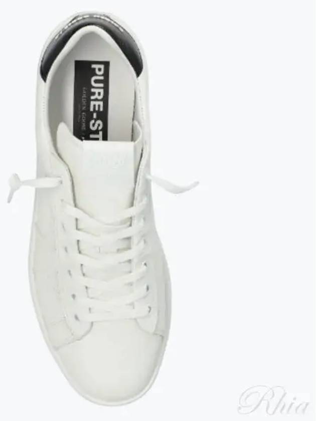 Purestar Low Top Sneakers White Black - GOLDEN GOOSE - BALAAN 2