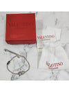 V Logo Bracelet Silver - VALENTINO - BALAAN 3