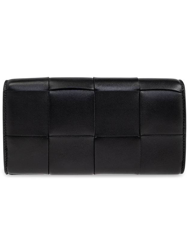 Bottega Veneta Leather Wallet, Women's, Black - BOTTEGA VENETA - BALAAN 3