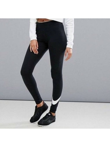 01941611011Women’sSwoosh Tights LeggingsBlack - NIKE - BALAAN 1