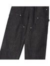 Carpenter obi banding denim black - THE GREEN LAB - BALAAN 4