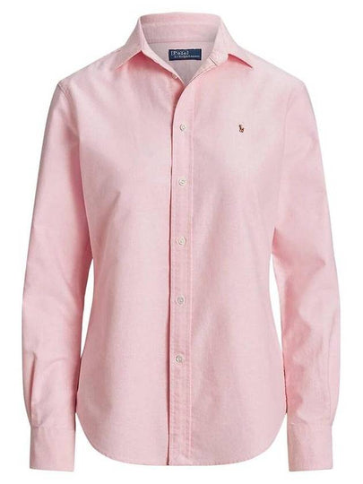 Pony Classic Fit Long Sleeve Shirt Pink - POLO RALPH LAUREN - BALAAN 2