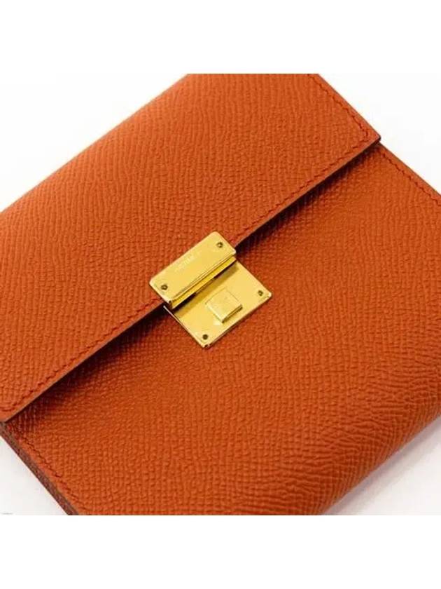 Click 12 Medium Wallet Orange H073508CK - HERMES - BALAAN 2