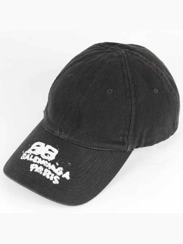 Washed Draw Icon Ball Cap M 57 - BALENCIAGA - BALAAN 1