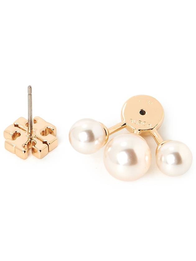 Kira White Pearl Earrings Gold - TORY BURCH - BALAAN 5