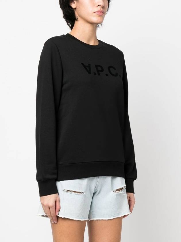 VPC Logo Sweatshirt Black - A.P.C. - BALAAN 5