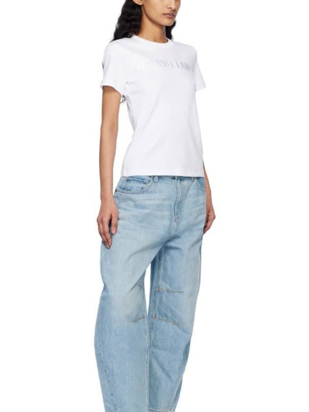 Crew Neck Short Sleeve T-Shirt White - HELMUT LANG - BALAAN 9