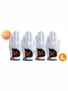 4 V logo premium men’s natural sheepskin golf gloves - VOLVIK - BALAAN 2