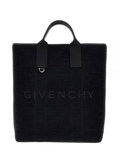 G Essentials Embroidery Logo Tote Bag Black - GIVENCHY - BALAAN 2