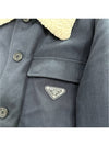 48 men s lambskin fur denim cotton jacket - PRADA - BALAAN 7