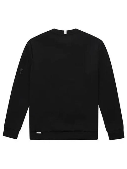 Woven Pocket Cushioned Round T-Shirt 9403GZRPBLACK - BLACK&WHITE - BALAAN 2