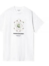 Logo Organic Cotton Short Sleeve T-Shirt White - CARHARTT WIP - BALAAN 2