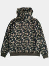 pixel camo Hoodie sweatshirt Khaki Overfit - AOX - BALAAN 7