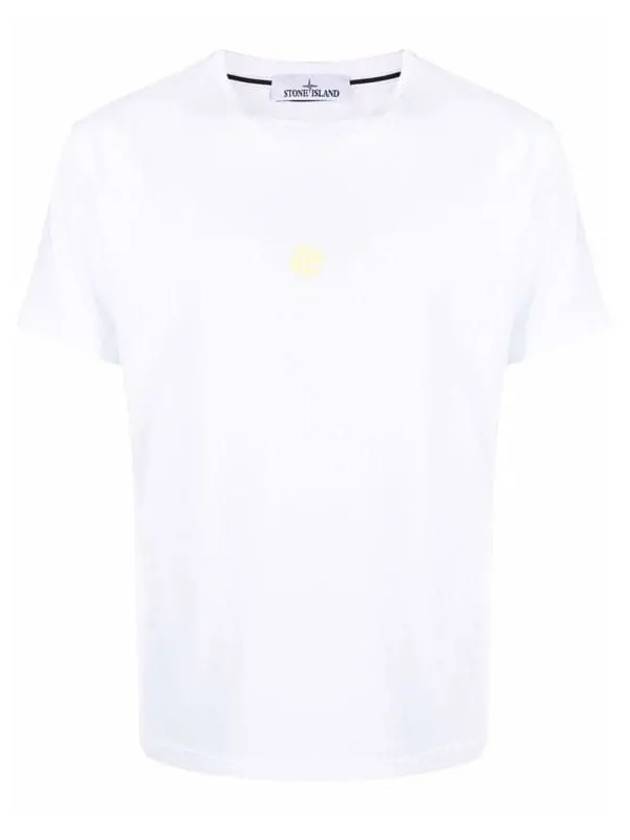 Solar Eclipse Short Sleeve T-Shirt White - STONE ISLAND - BALAAN 2