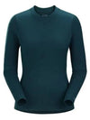 Rho Crew Neck Merino Wool Long Sleeve T-Shirt Labyrinth - ARC'TERYX - BALAAN 2