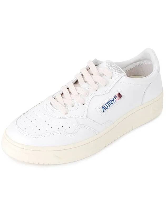 Medalist Leather Low Top Sneakers White - AUTRY - BALAAN 2