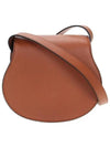 Marcie Saddle Small Grained Leather Cross Bag Tan - CHLOE - BALAAN 4