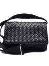 Intrecciato Small Cross Bag Black - BOTTEGA VENETA - BALAAN 2