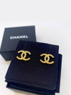 Stud Metal Earrings Gold - CHANEL - BALAAN 2