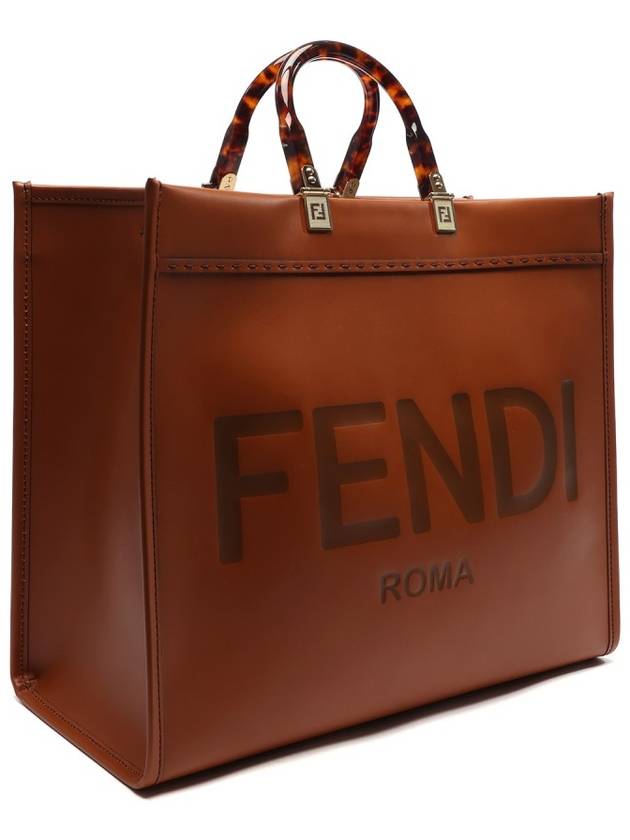 Sunshine Large Tote Bag Brown - FENDI - BALAAN 4