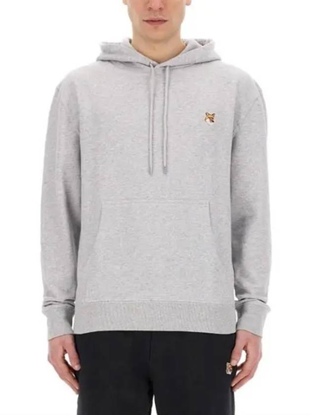 Fox Head Patch Regular Hoodie Grey - MAISON KITSUNE - BALAAN 9