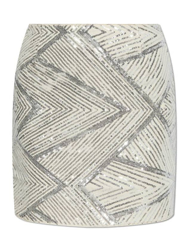 Gestuz Sequin Skirt Gentagz, Women's, Cream - GESTUZ - BALAAN 1